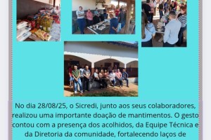 BANCO SICREDI DE ANDRADINA REALIZA AÇÃO SOLIDÁRIA