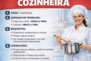 EDITAL DE CONTRATAÇÃO DE COZINHEIRA